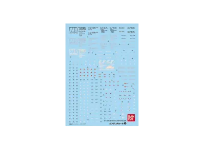 Gundam Decal No.4 MG 1/100 RX-78-2 Gundam Ver. ONE YEAR WAR 0079