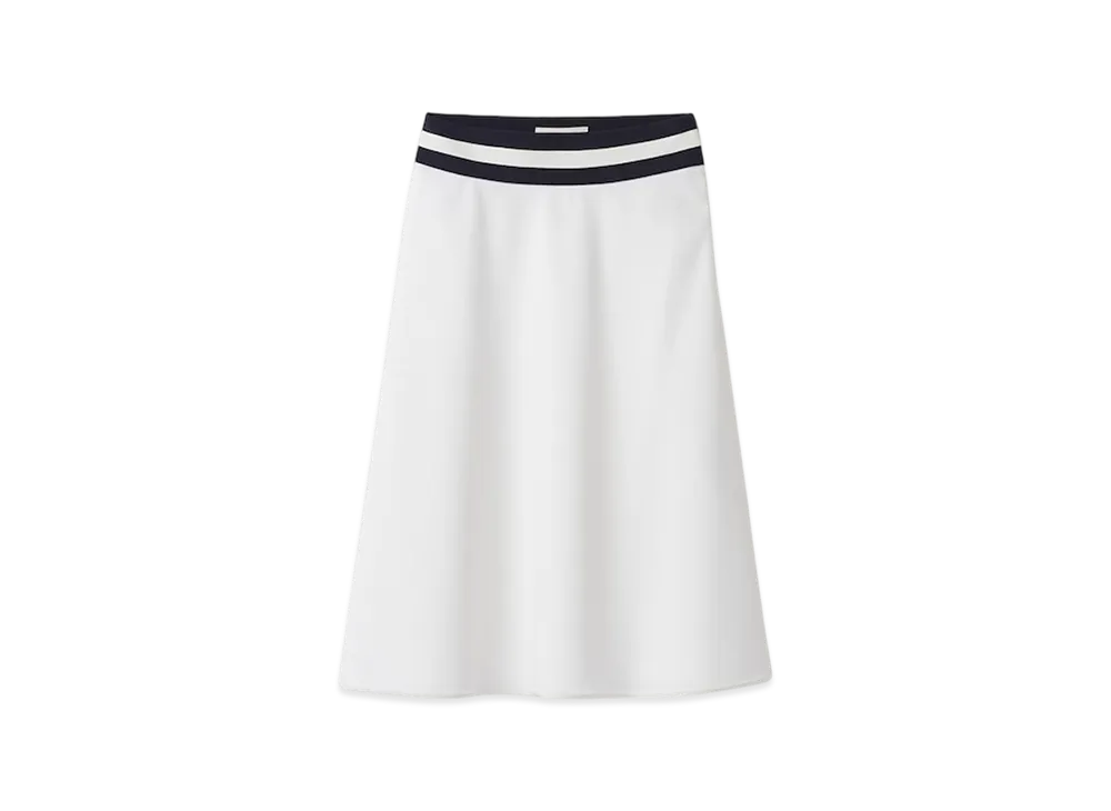 MIU MIU Women's Pique Skirt "White"