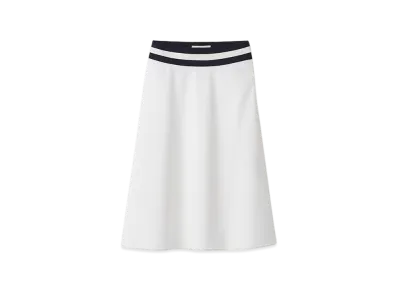 MIU MIU Women's Pique Skirt "White"