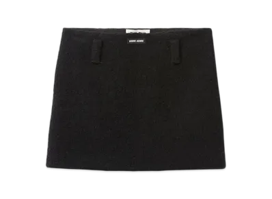 MIU MIU Women's Boucle Miniskirt "Black"