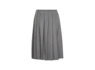 MIU MIU Women's Velour Skirt "Grey"