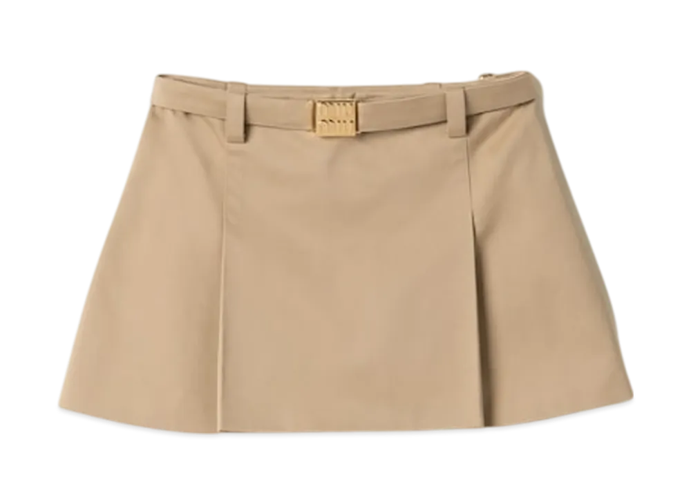 MIU MIU Women's Chino Miniskirt "Cord"