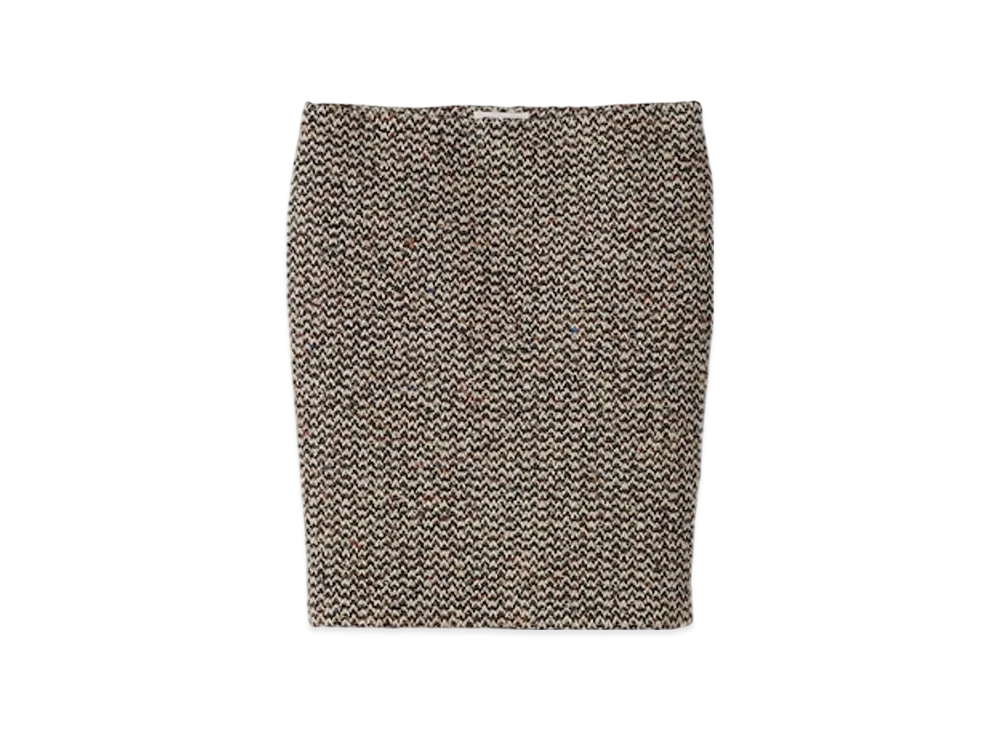 MIU MIU Women's Boucle Skirt "Cocoa Brown"