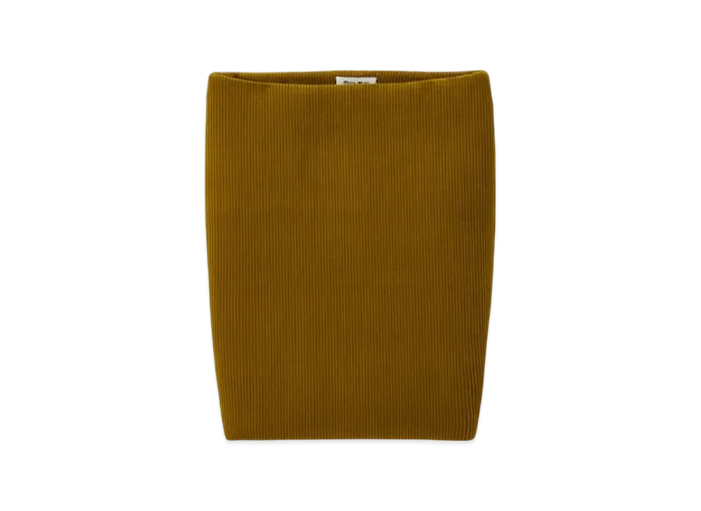 MIU MIU Women's Corduroy Skirt "Ochre"
