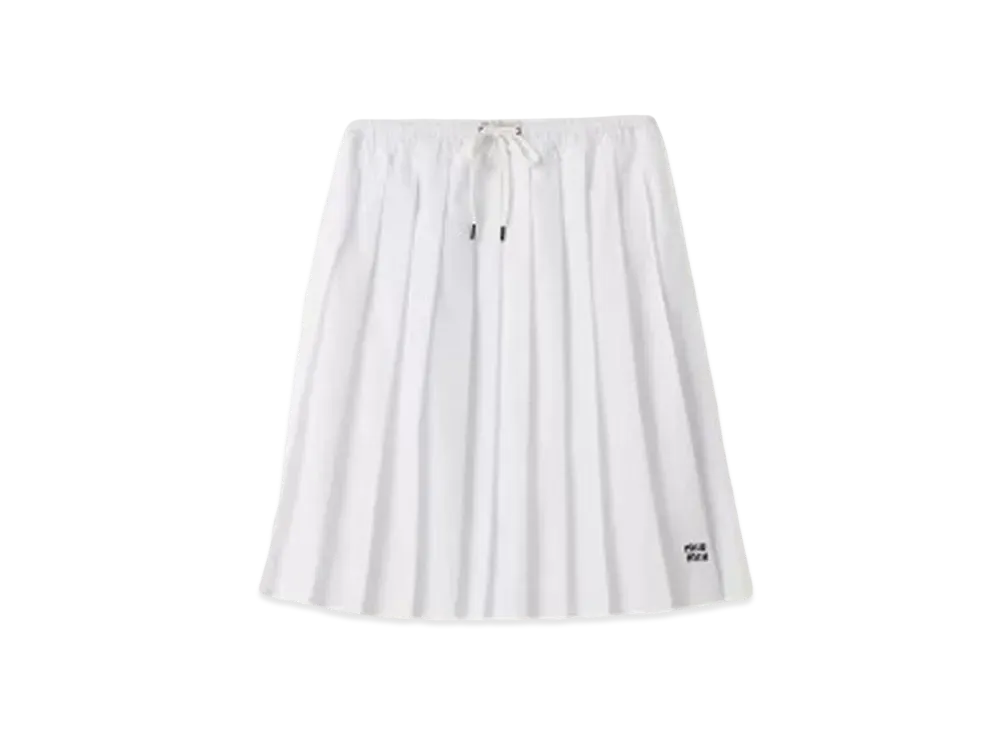 MIUMIU Poplin Skirt "White"