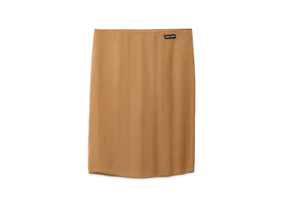 MIU MIU Women's Chiffon Skirt "Biscuit"