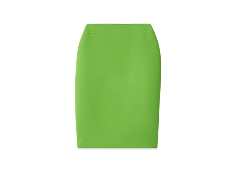 MIU MIU Women's Natte Pencil Skirt "Apple Green"