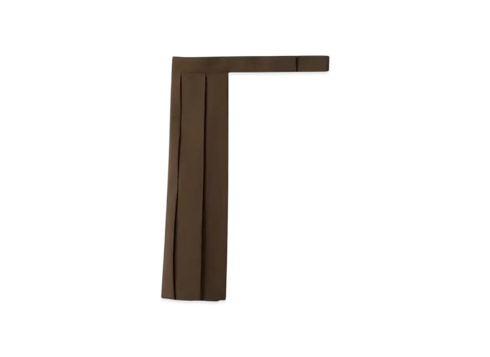 MIUMIU Women's Kid Mohair Skirt "Dark Brown"