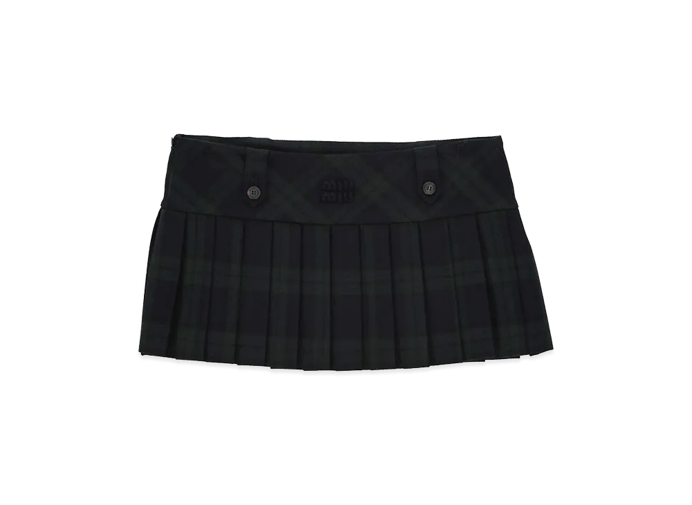 MIU MIU Women's Skirts "Blue/Green"