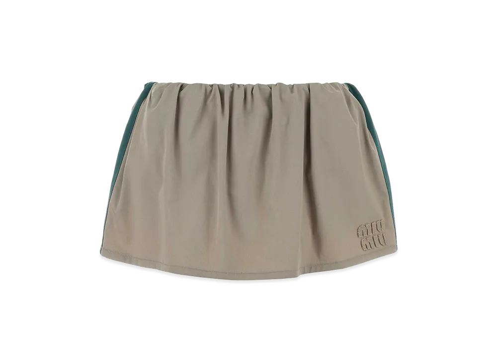 MIU MIU Women's Dove Twill Pant-Skirt "Gray"