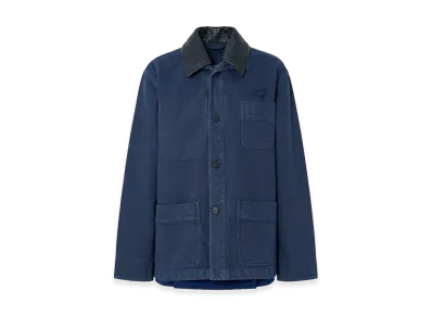 MIU MIU Women's Denim Jacket "Gray/Navy Blue"