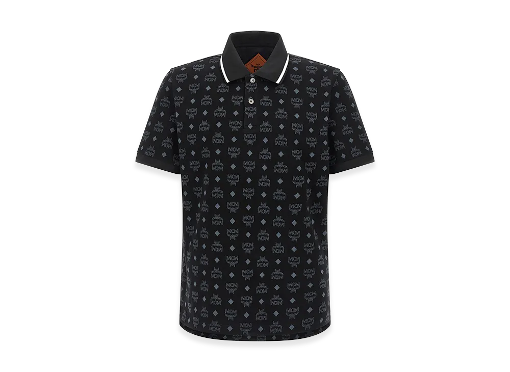 MCM Press Polo Shirt "Black"