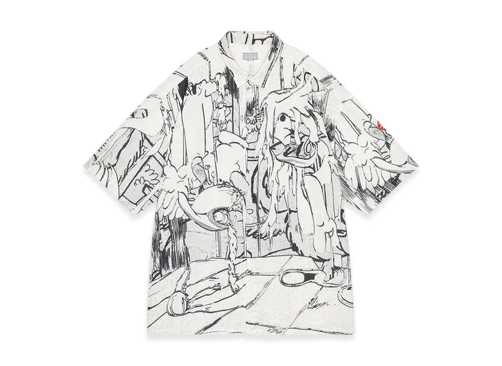 MIN-NANO x Cav Empt (C.E) ECPL Short Sleeve Shirt "White"