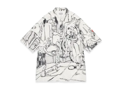 MIN-NANO x Cav Empt (C.E) ECPL Short Sleeve Shirt "White"