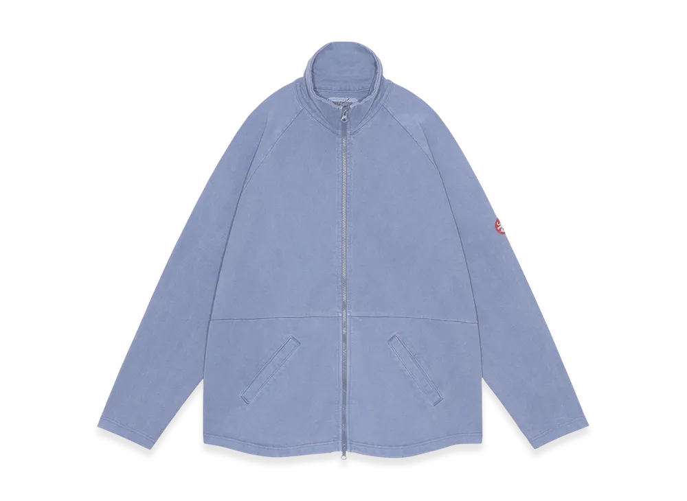 MIN-NANO x Cav Empt (C.E) Overdye Cotton Jersey Zip Up "Blue"