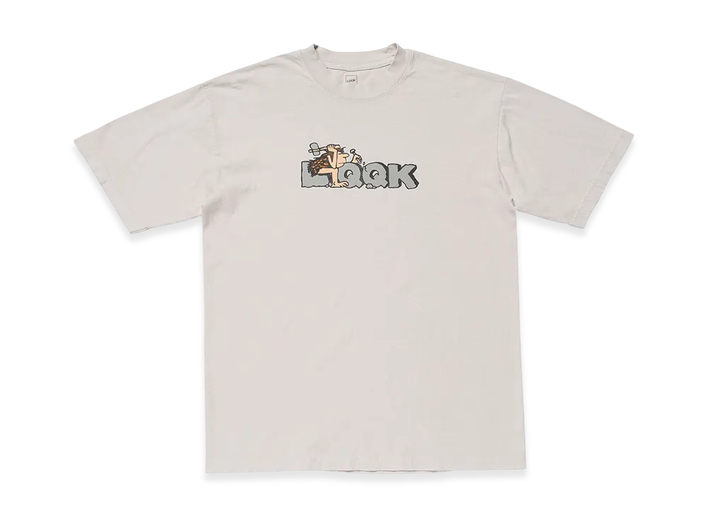 MIN-NANO x LQQK STUDIO Cave Man Tee "Gray"