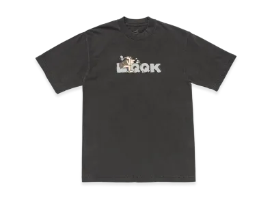MIN-NANO x LQQK STUDIO Cave Man Tee "Black"