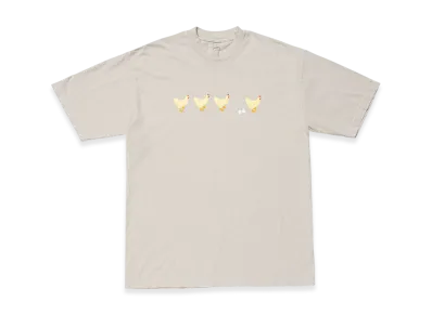 MIN-NANO x LQQK STUDIO Chickens Tee "Stone"