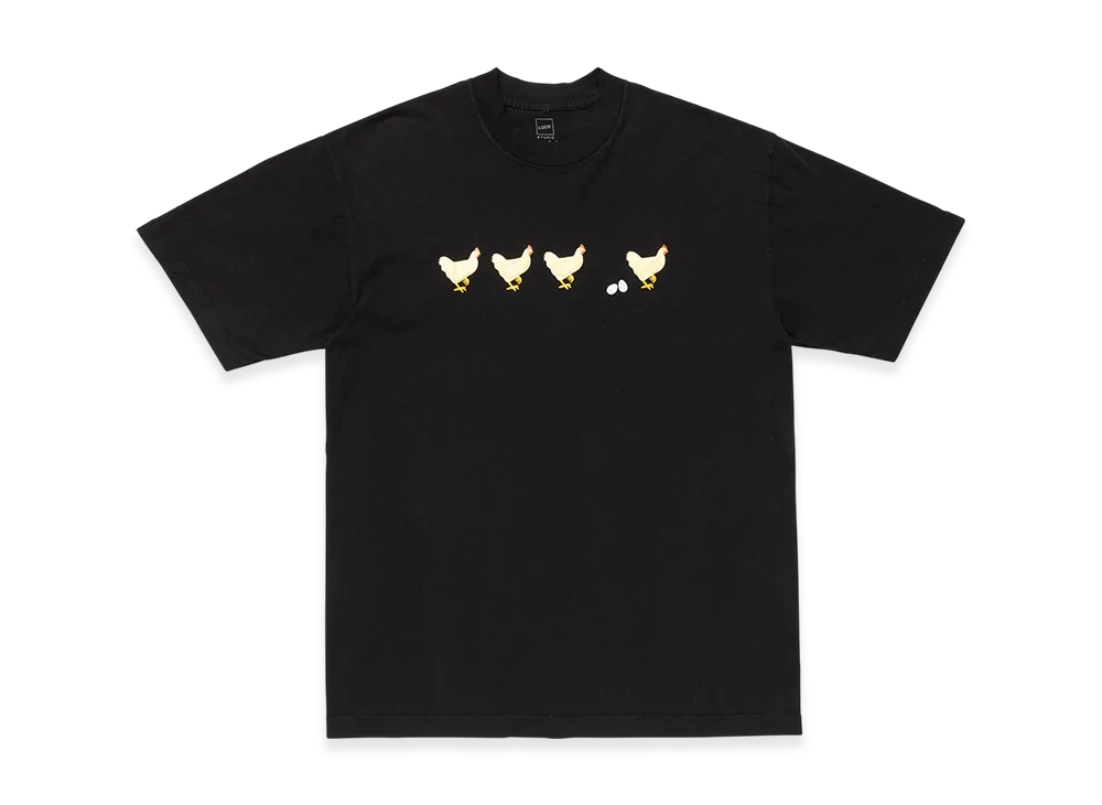MIN-NANO x LQQK STUDIO Chickens Tee "Black"