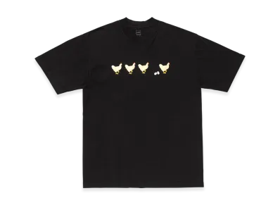 MIN-NANO x LQQK STUDIO Chickens Tee "Black"