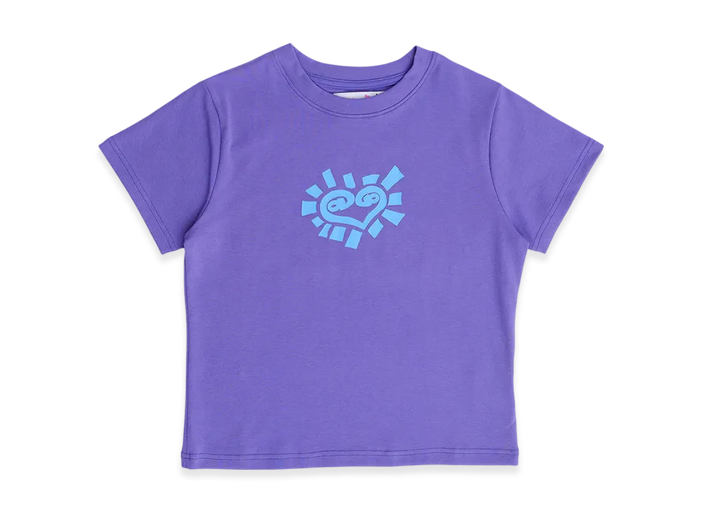 MIN-NANO x ADWYSD Baby Heart Tee "Purple"