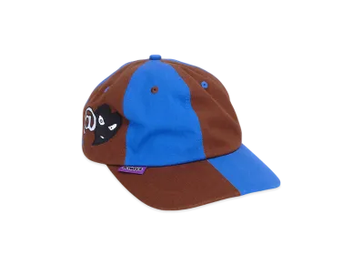 MIN-NANO x ADWYSD Mixed 6 Panel Cap "Blue/Brown"