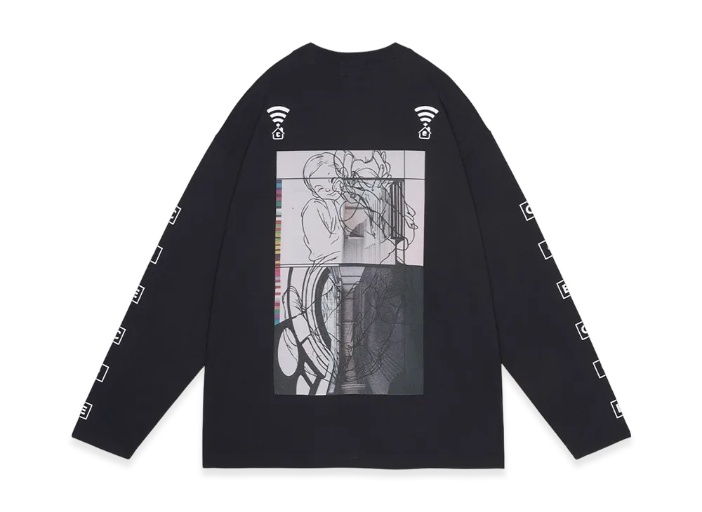 MIN-NANO x Cav Empt (C.E) Willow Long Sleeve T "Black"