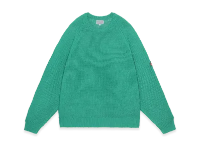 MIN-NANO x Cav Empt (C.E) Raglan Sleeve Cotton Knit "Green"