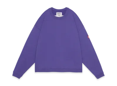 MIN-NANO x Cav Empt (C.E) Solid Loose Crewneck "Purple"