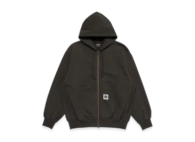 MIN-NANO x LQQK STUDIO Brick Loop Terry Zip Hoodie "Black"