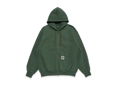 MIN-NANO x LQQK STUDIO Brick Loop Terry Zip Hoodie "Green"