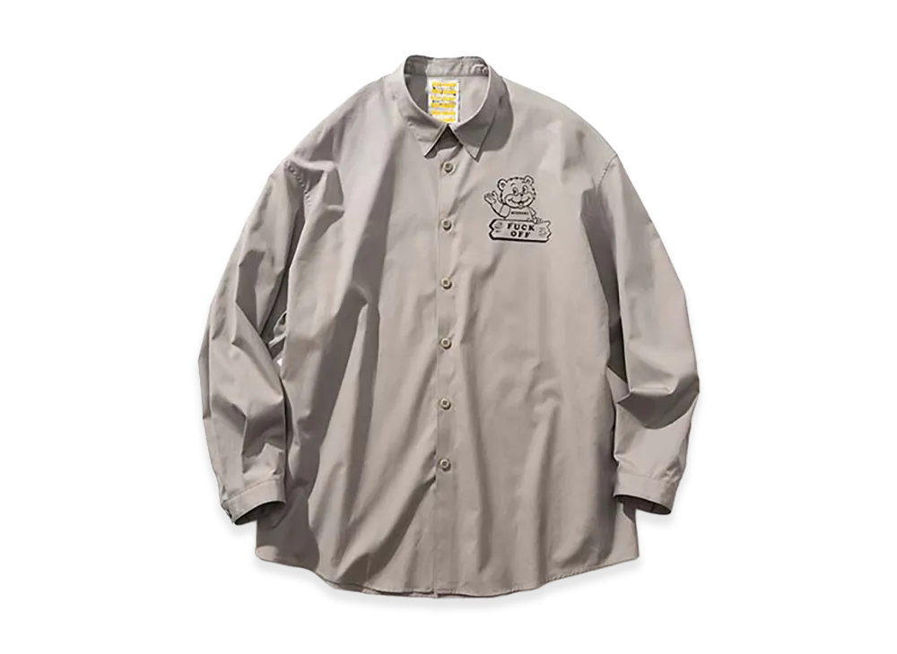 MIN-NANO x DIGAWEL Oversized Shirt "Gray"
