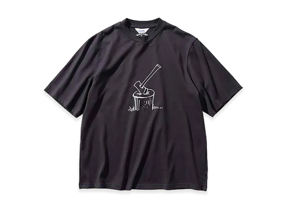MIN-NANO x DIGAWEL T-shirt2 Shining Tee "Black"