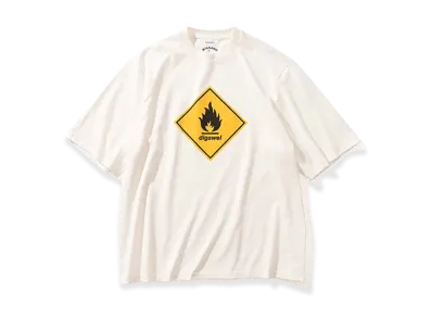 MIN-NANO x DIGAWEL T-shirt3 Lines Tee "White"