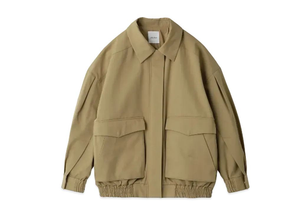 Mila Owen Sleeve Volume Swing Blouson "Beige"