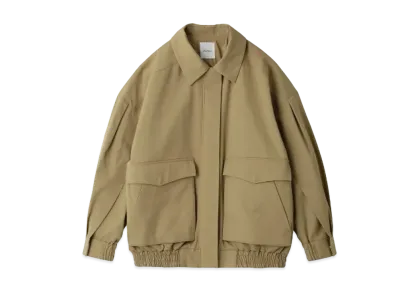Mila Owen Sleeve Volume Swing Blouson "Beige"