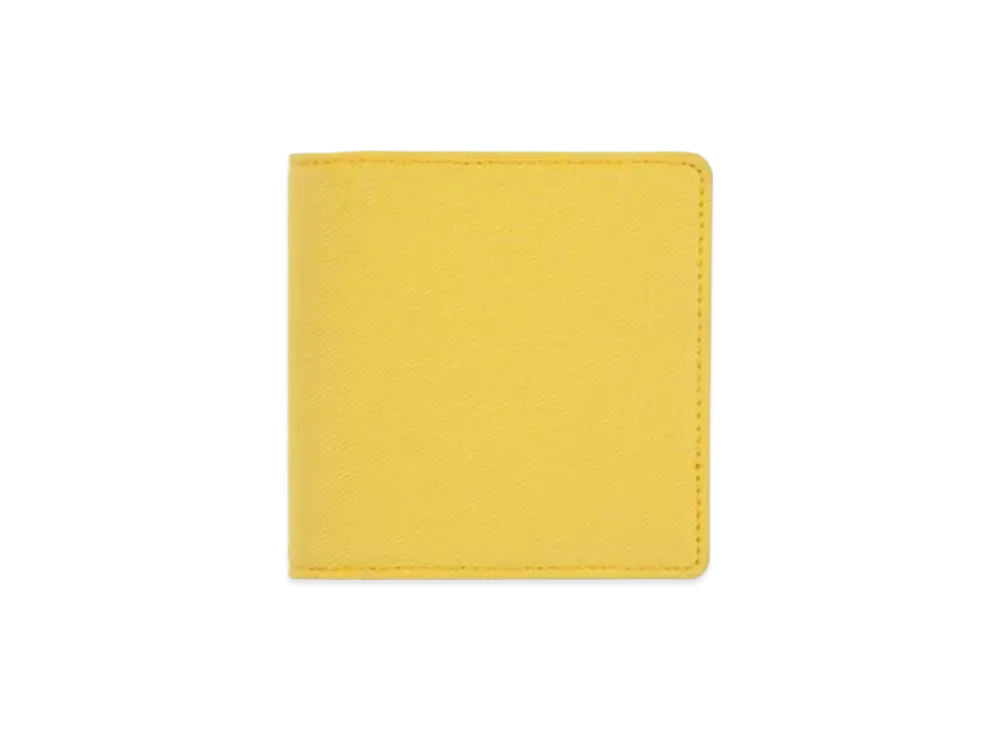 Marc By Marc Jacobs Laminated Twill Jacobs Square Billfold "Yellow"