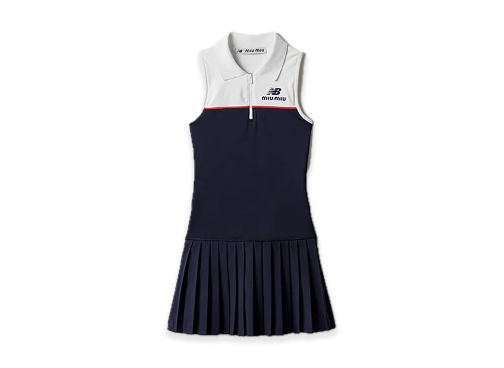 MIU MIU x New Balance Stretch Technical Jersey Dress "Baltic Blue/White/Red"