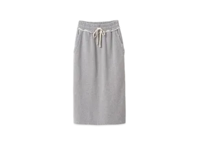 MIU MIU Women's Cotton Fleece Skirt "Grey"