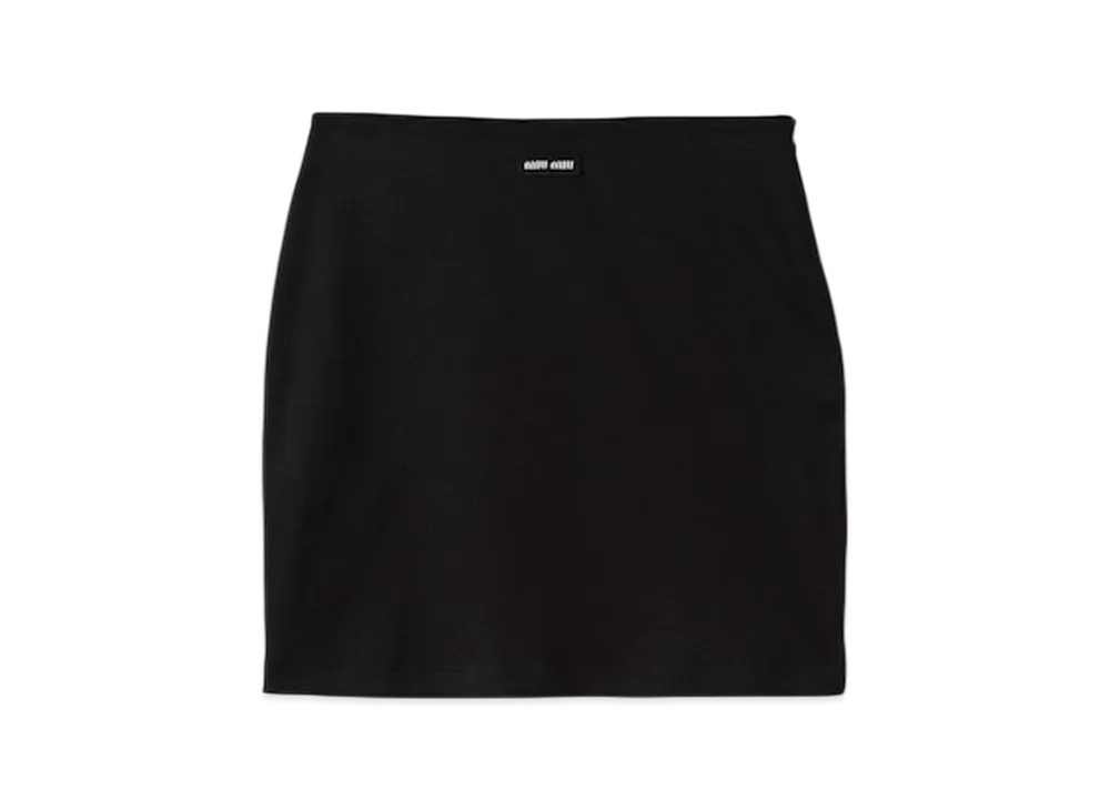 MIU MIU Women's Cotton Skirt "Black"