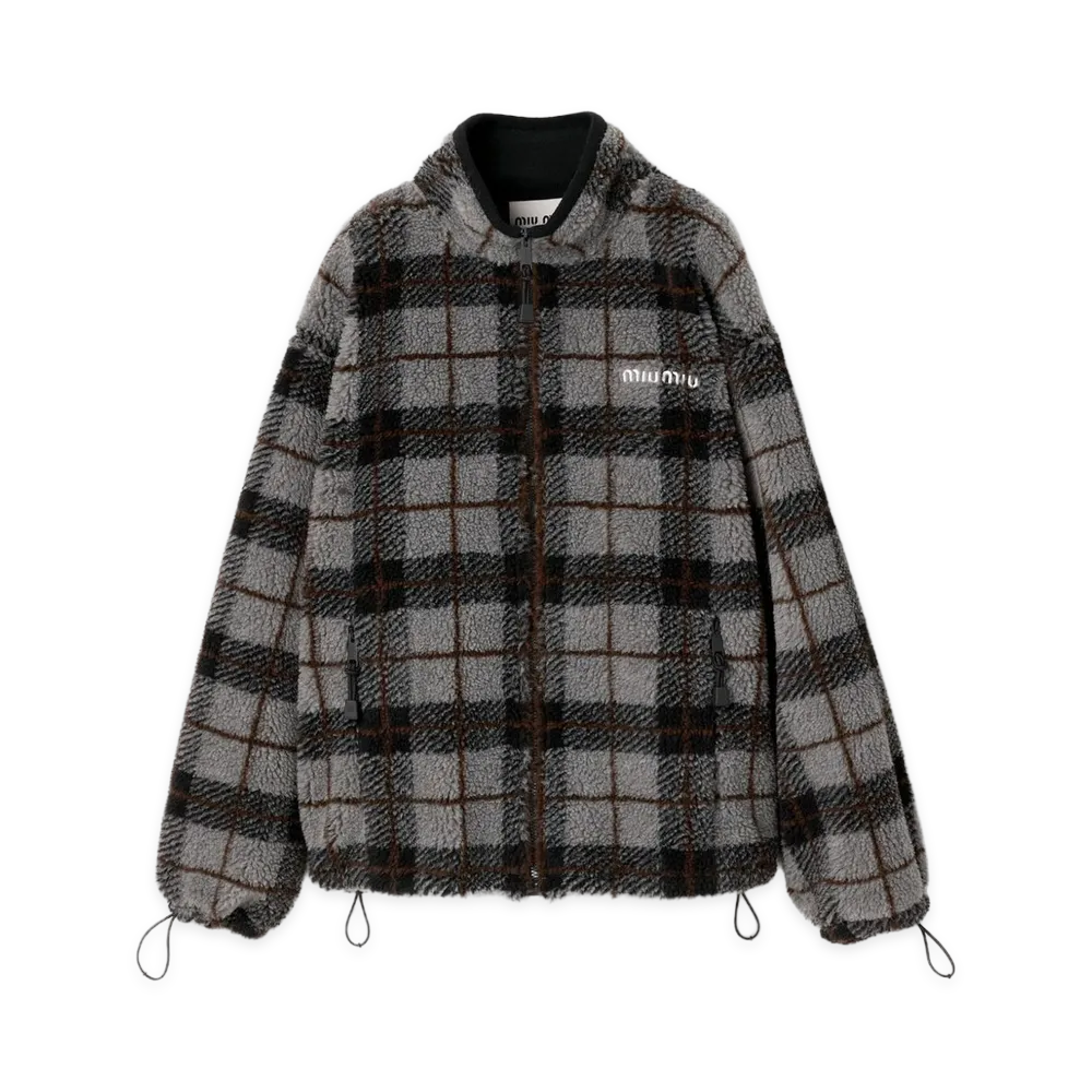 MIU MIU Women's Jackets "Grigio/Nero"