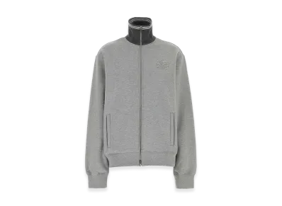 MIU MIU Women's Cotton Oversize Sweatshirt "Melange Gray"