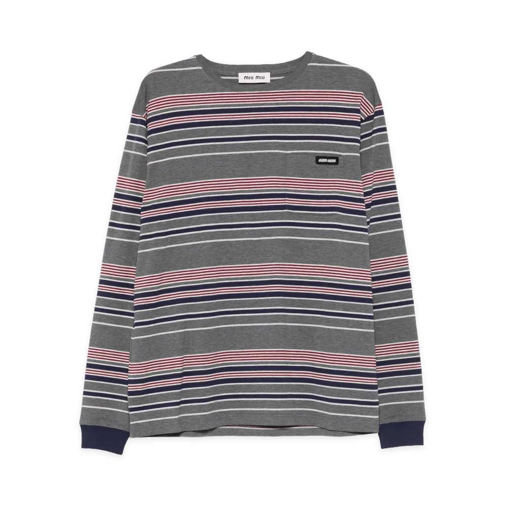 MIU MIU Women's Sweaters "Ardesia/Blue"