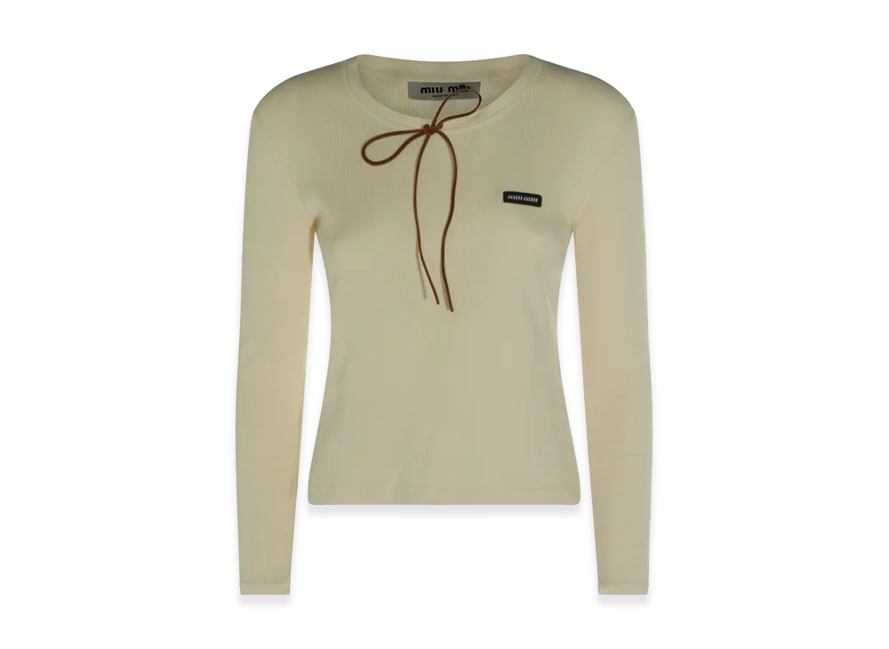 MIU MIU Women's Top "Yellow"