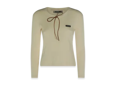 MIU MIU Women's Top "Yellow"