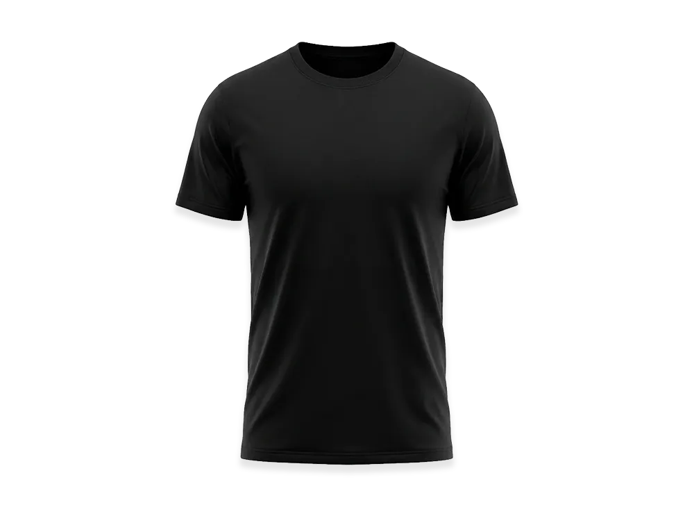 MM6 Maison Margiela Short Sleeve Cotton Back Logo Patch Crewneck Undershirt "Black"