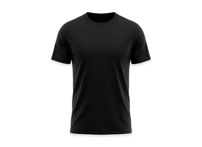 MM6 Maison Margiela Short Sleeve Cotton Back Logo Patch Crewneck Undershirt "Black"