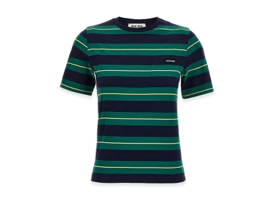 MIU MIU Women's Striped T-Shirt "Multicolor"