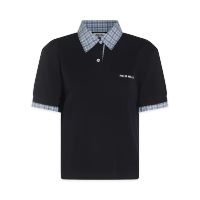 MIU MIU Women's Polo "Bleu"