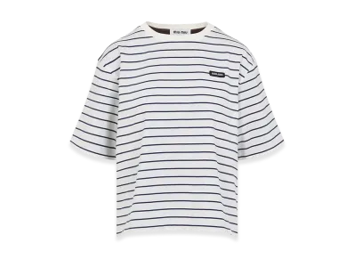 MIU MIU Women's Jersey Double Reversible T-Shirt "Multicolor"
